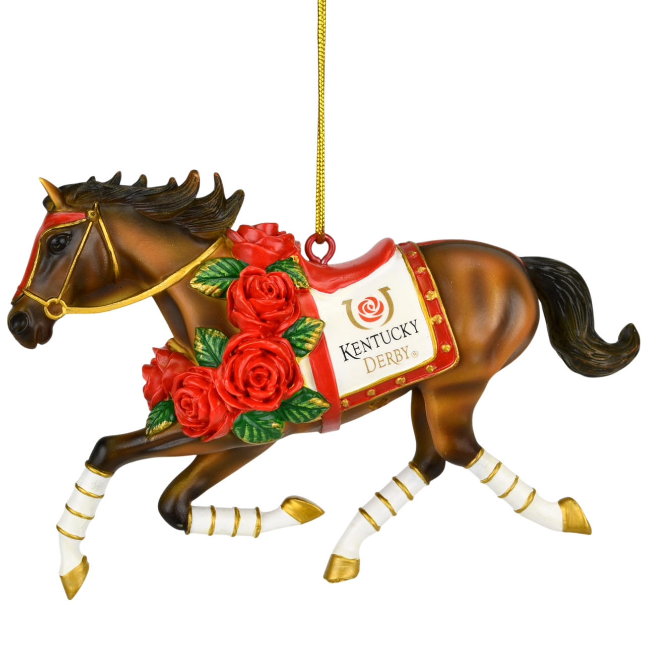 Tree Buddees x Kentucky Derby Official Limited Edition Christmas Ornament Churchill Downs Horse Racing Collectible - Derby Horse